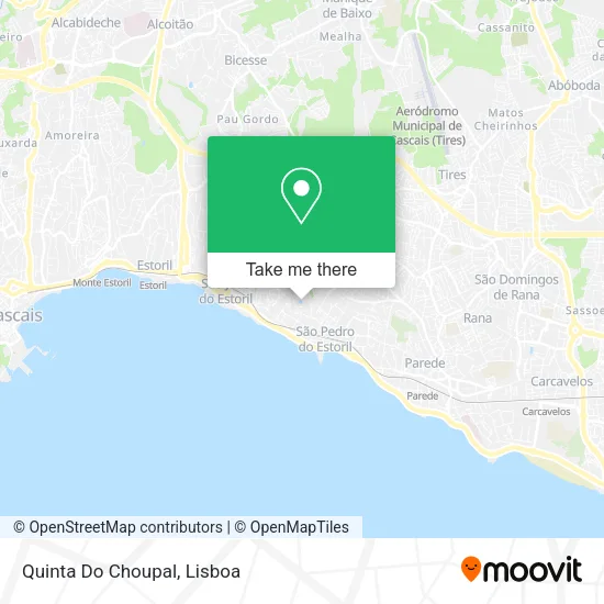 Quinta Do Choupal map