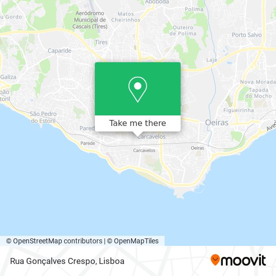 Rua Gonçalves Crespo map