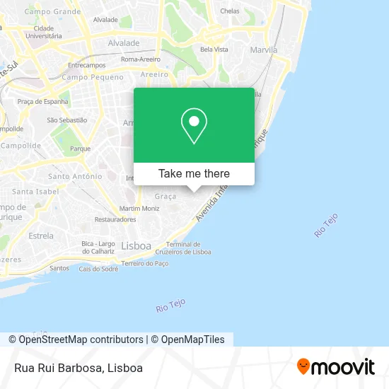 Rua Rui Barbosa map