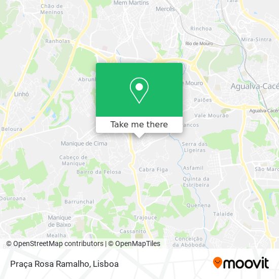 Praça Rosa Ramalho mapa