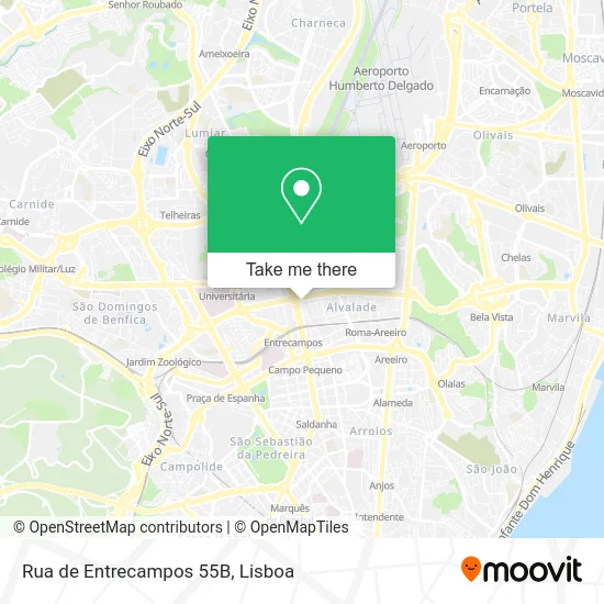 Rua de Entrecampos 55B map