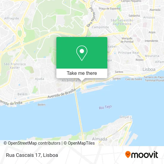 Rua Cascais 17 map