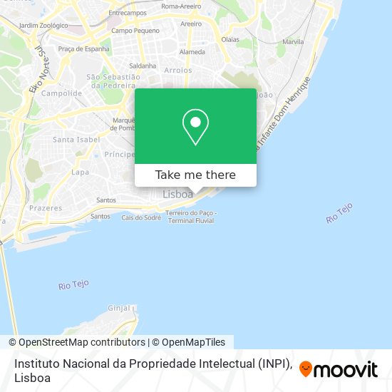 Instituto Nacional da Propriedade Intelectual (INPI) map