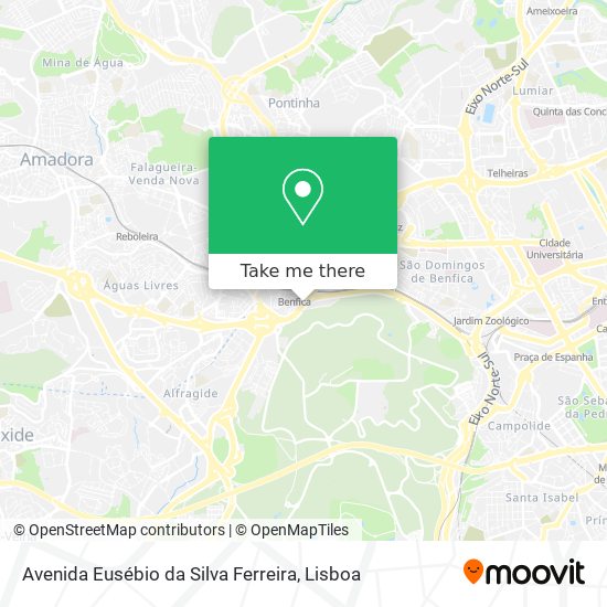 Avenida Eusébio da Silva Ferreira map