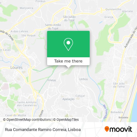 Rua Comandante Ramiro Correia map