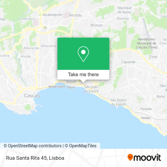 Rua Santa Rita 45 map