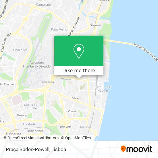 Praça Baden-Powell mapa