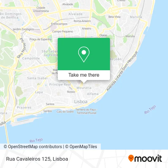 Rua Cavaleiros 125 map