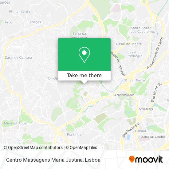 Centro Massagens Maria Justina map