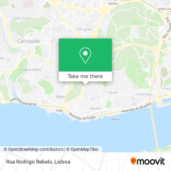 Rua Rodrigo Rebelo map