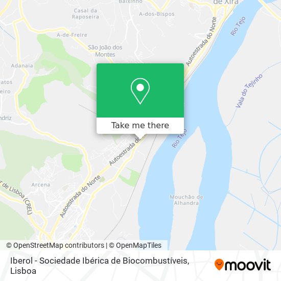 Iberol - Sociedade Ibérica de Biocombustíveis map