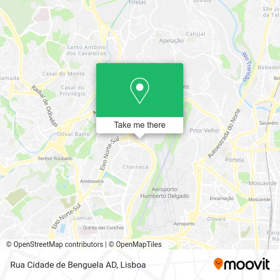 Rua Cidade de Benguela AD map