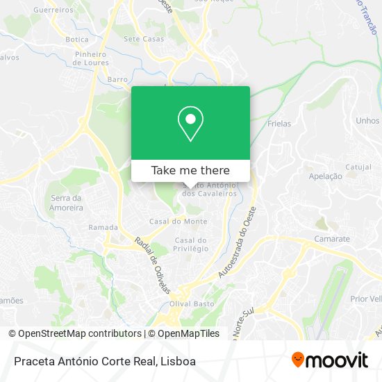 Praceta António Corte Real map