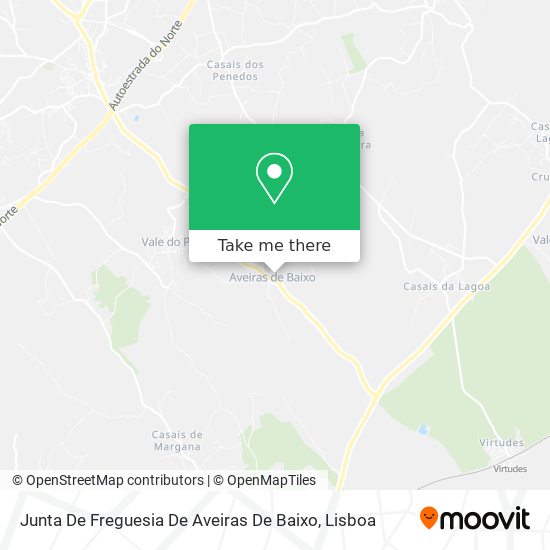 Junta De Freguesia De Aveiras De Baixo mapa