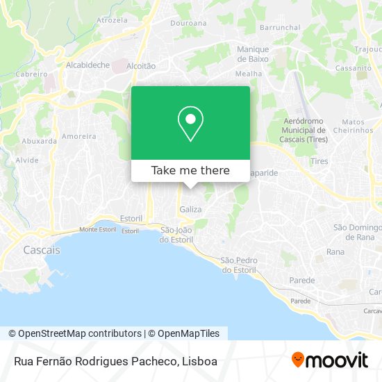 Rua Fernão Rodrigues Pacheco map