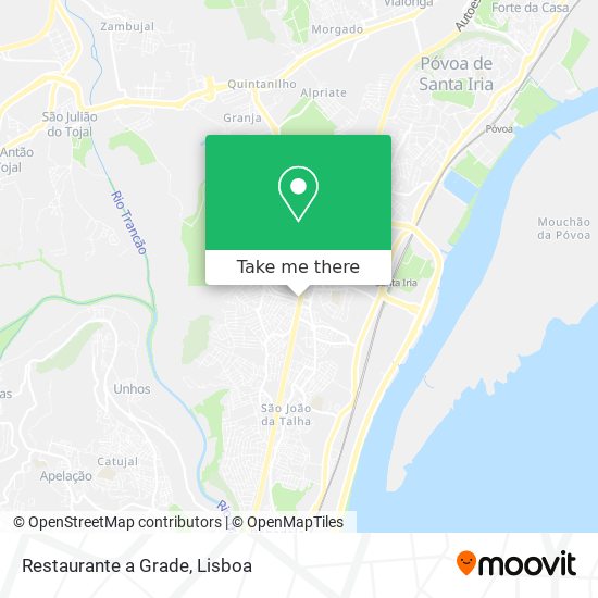 Restaurante a Grade mapa