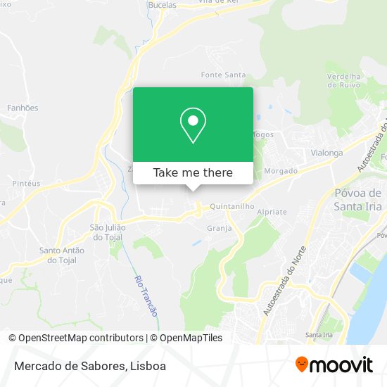 Mercado de Sabores mapa