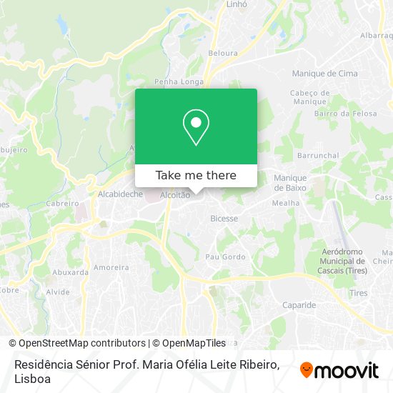 Residência Sénior Prof. Maria Ofélia Leite Ribeiro map