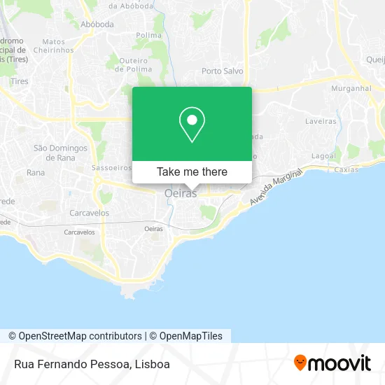 Rua Fernando Pessoa map