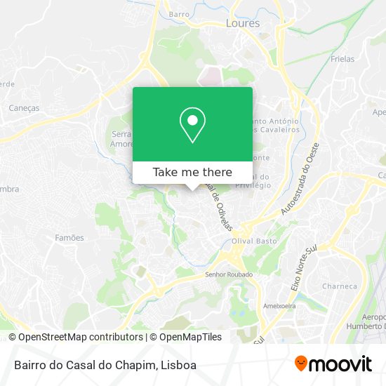 Bairro do Casal do Chapim map