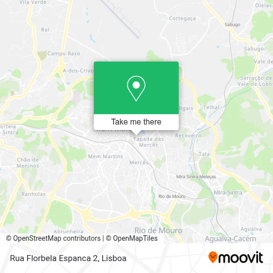 Rua Florbela Espanca 2 map