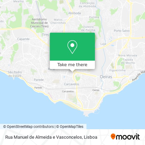 Rua Manuel de Almeida e Vasconcelos map