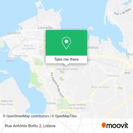 Rua António Botto 2 map