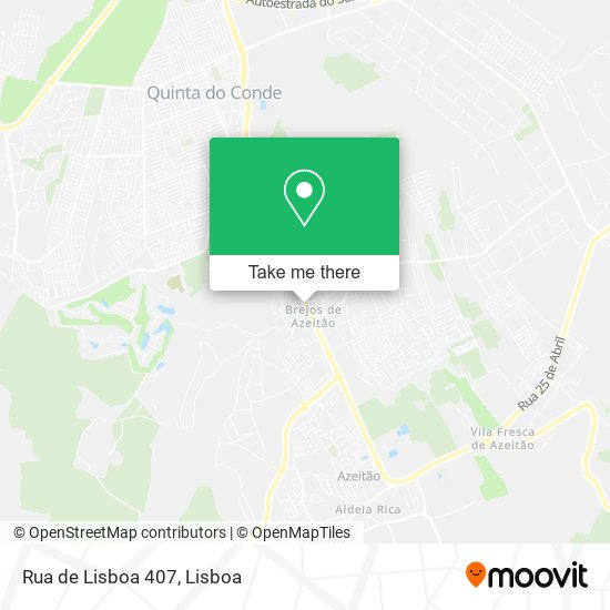 Rua de Lisboa 407 mapa