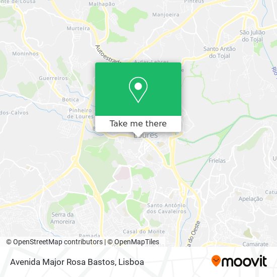 Avenida Major Rosa Bastos map