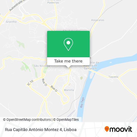 Rua Capitão António Montez 4 map