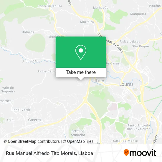 Rua Manuel Alfredo Tito Morais map