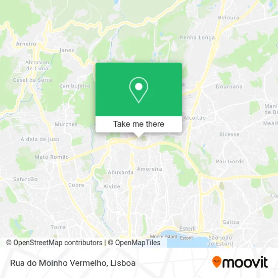 Rua do Moinho Vermelho map