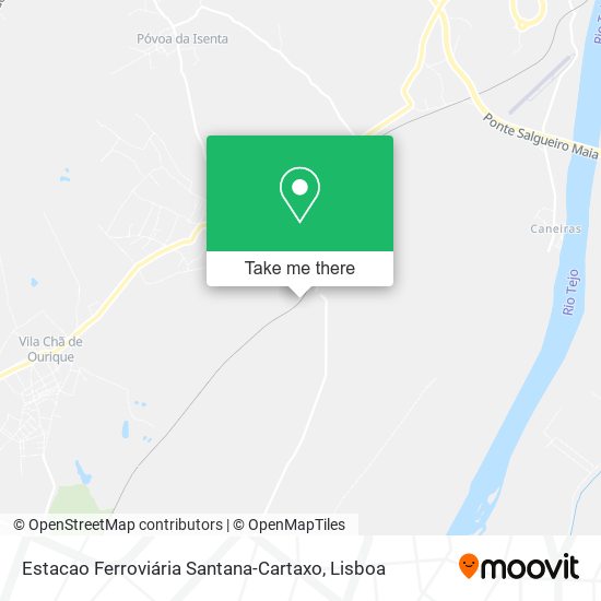 Estacao Ferroviária Santana-Cartaxo map