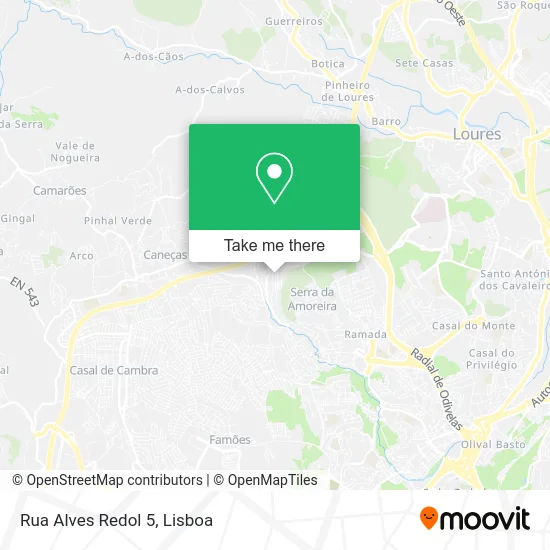 Rua Alves Redol 5 map
