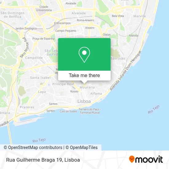 Rua Guilherme Braga 19 map