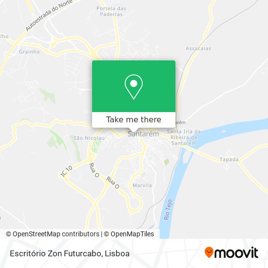 Escritório Zon Futurcabo mapa