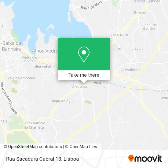 Rua Sacadura Cabral 13 map