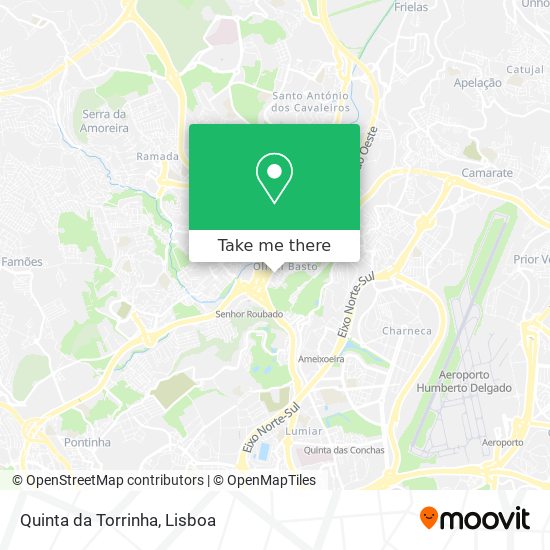 Quinta da Torrinha mapa