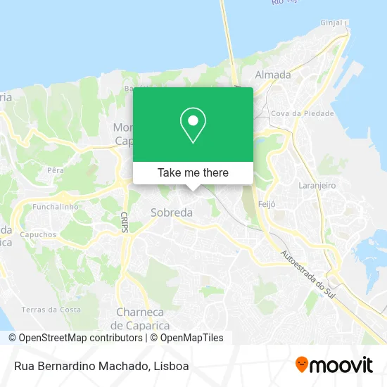 Rua Bernardino Machado map