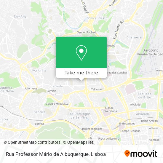Rua Professor Mário de Albuquerque map