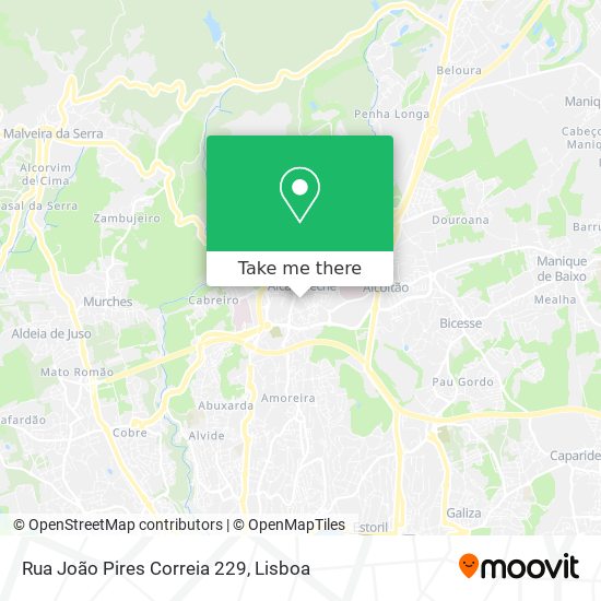 Rua João Pires Correia 229 mapa