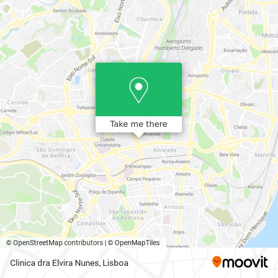 Clinica dra Elvira Nunes map