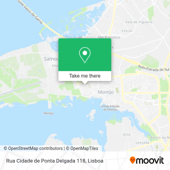 Rua Cidade de Ponta Delgada 118 map