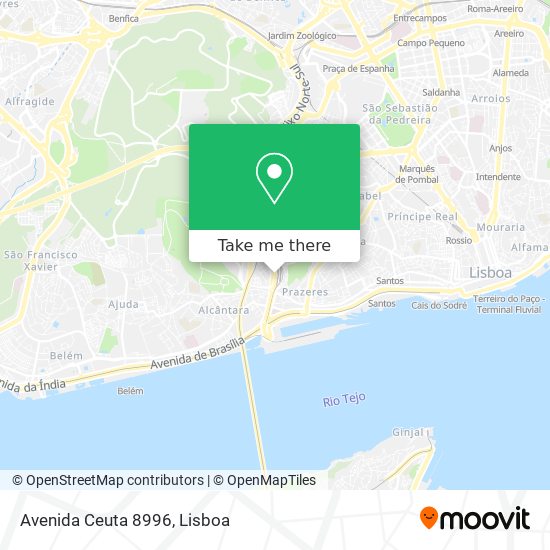 Avenida Ceuta 8996 map