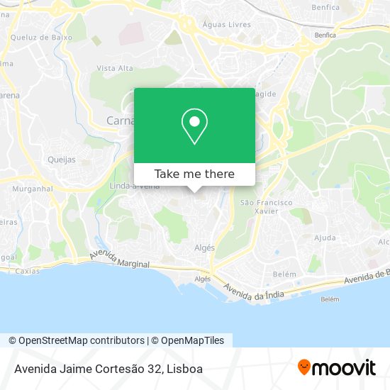 Avenida Jaime Cortesão 32 map