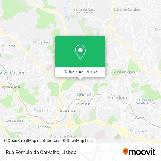 Rua Romulo de Carvalho mapa