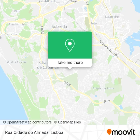 Rua Cidade de Almada map