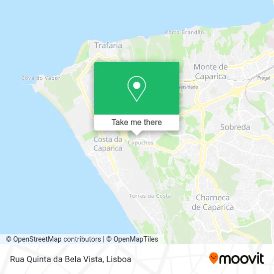 Rua Quinta da Bela Vista map