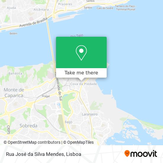 Rua José da Silva Mendes map