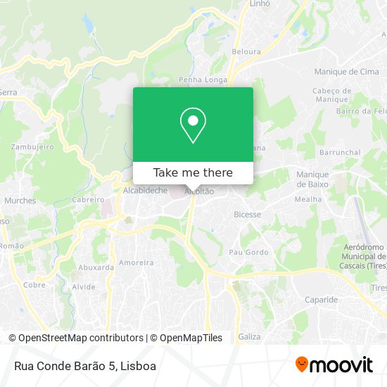 Rua Conde Barão 5 mapa